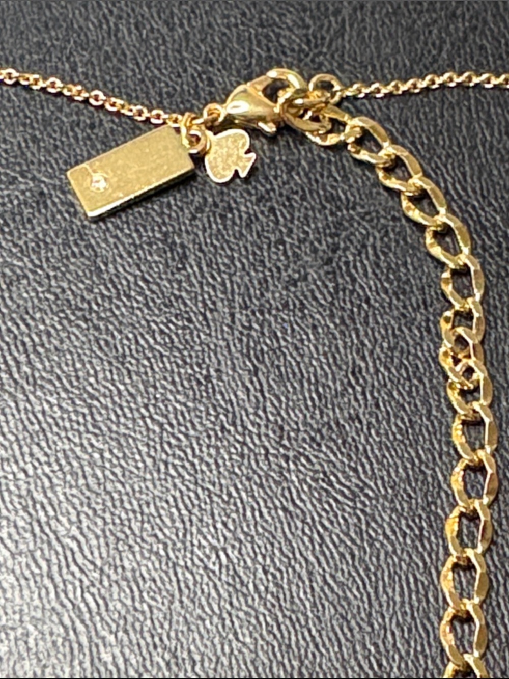 Kate Spade Initial 'M' Gold Pendant Necklace - Picture 2 of 5